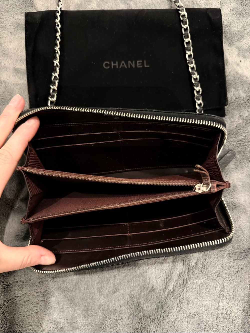 Chanel Wallet on Chain Crossbody Black - Picture 6 of 10